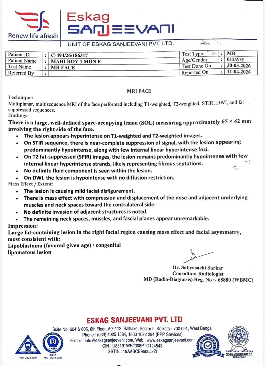 Hospital Estimate Document